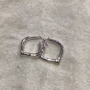 Silver hoops